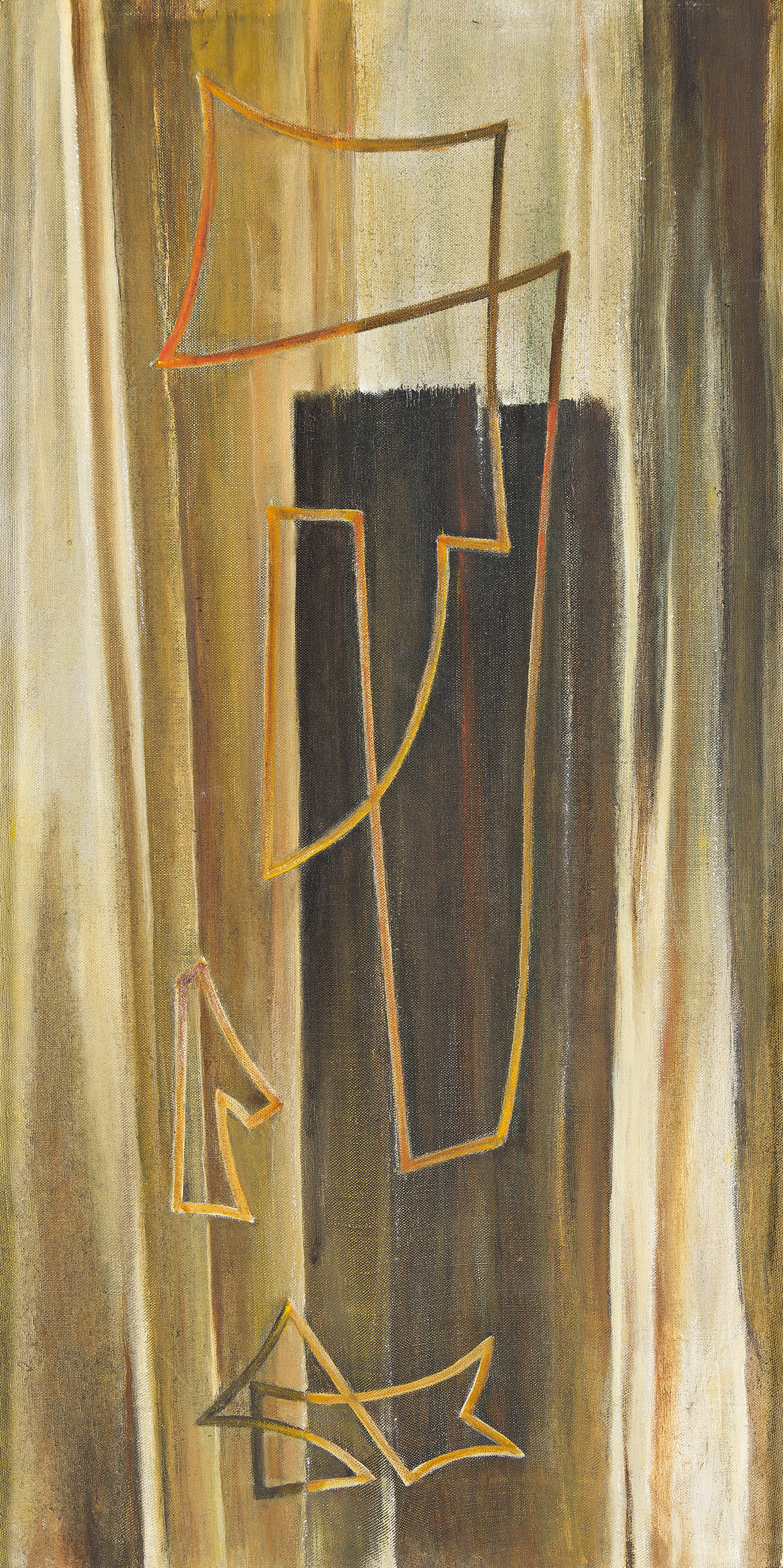 HANS RICHTER (1888 - 1976, GERMAN/AMERICAN) Brown Labyrinth.